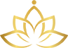 Kerala Ayurveda golden lotus logo